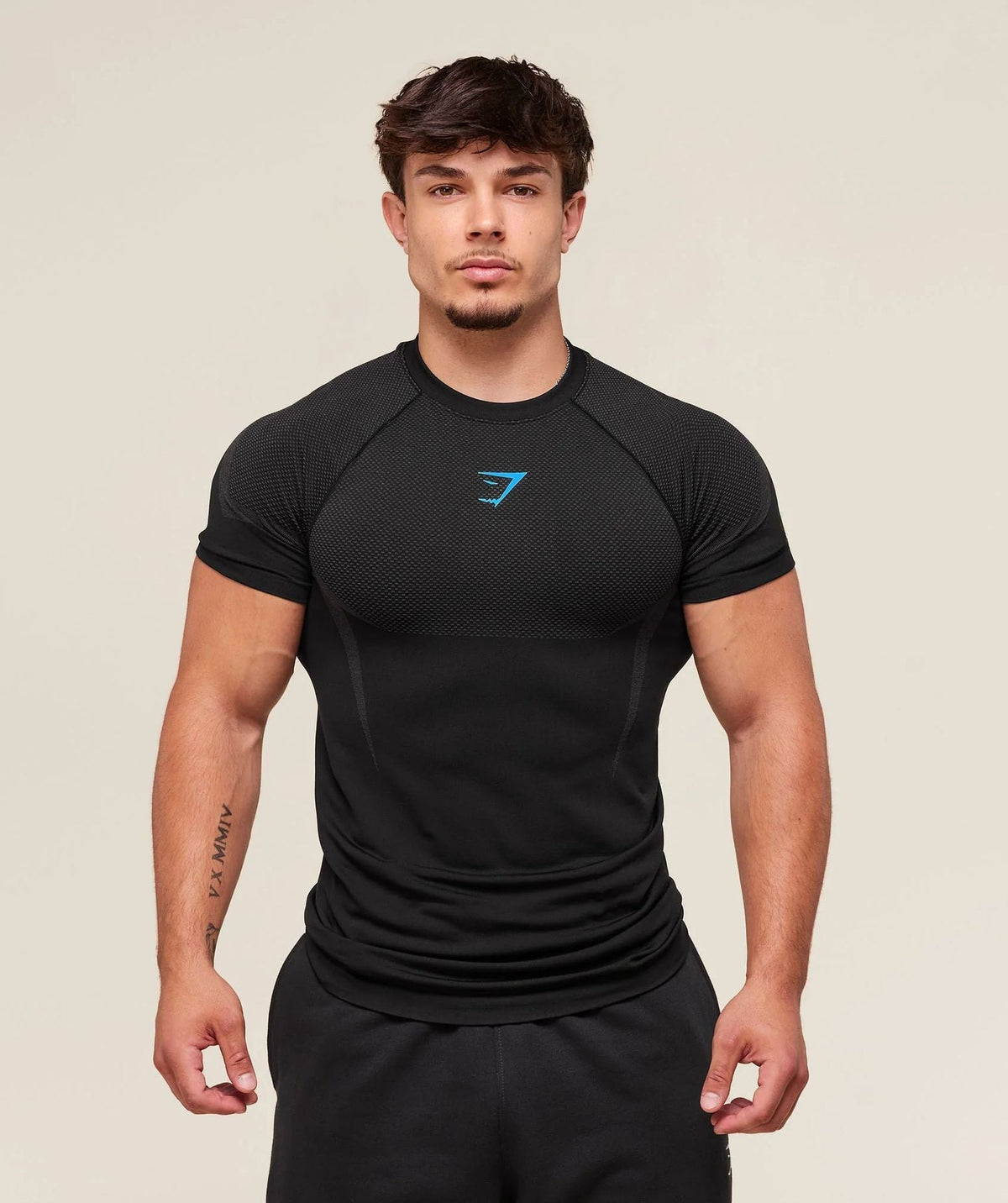 GYMSHARK/ONYX5 Short-Sleeve Compression Training Shirt